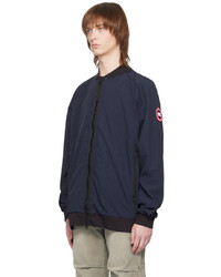 dunkelblaue Nylon Bomberjacke von Canada Goose