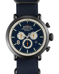 dunkelblaue Nylon Uhr