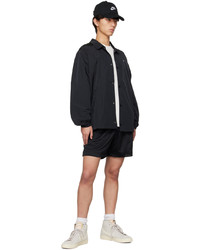 dunkelblaue Shirtjacke aus Nylon von Nike