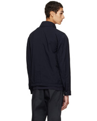 dunkelblaue Shirtjacke aus Nylon von Aspesi