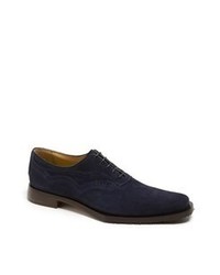 dunkelblaue Oxford Schuhe