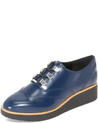 dunkelblaue Oxford Schuhe von Rebecca Minkoff