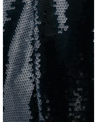 dunkelblaue Pailletten Bluse von Stella McCartney