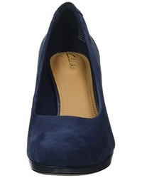 dunkelblaue Pumps von Clarks