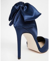 dunkelblaue Pumps von Asos