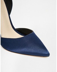 dunkelblaue Pumps von Asos