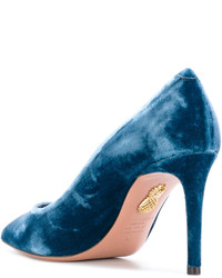 dunkelblaue Pumps von Aquazzura