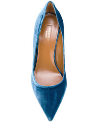 dunkelblaue Pumps von Aquazzura