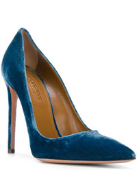 dunkelblaue Pumps von Aquazzura