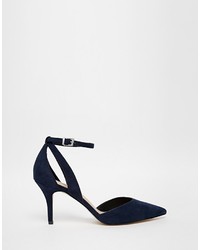 dunkelblaue Pumps von Asos