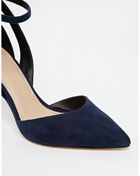 dunkelblaue Pumps von Asos