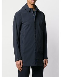 dunkelblaue Regenjacke von Herno