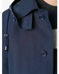 dunkelblaue Regenjacke von Kiton