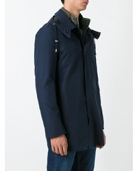 dunkelblaue Regenjacke von Kiton