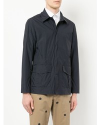 dunkelblaue Regenjacke von Gieves & Hawkes