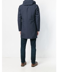 dunkelblaue Regenjacke von Herno