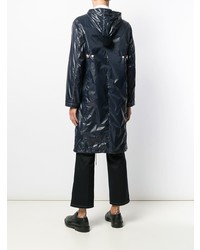 dunkelblaue Regenjacke von Thom Browne