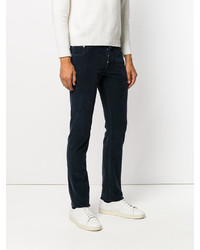 dunkelblaue Samtjeans von Jacob Cohen