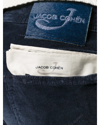 dunkelblaue Samtjeans von Jacob Cohen