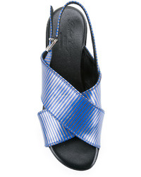 dunkelblaue Sandalen von Robert Clergerie