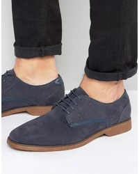 dunkelblaue Schuhe aus Leder von Asos