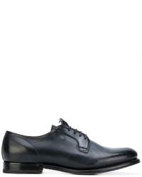 dunkelblaue Schuhe aus Leder von Silvano Sassetti