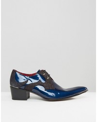 dunkelblaue Schuhe aus Leder von Jeffery West