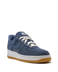 dunkelblaue Segeltuch niedrige Sneakers von Nike