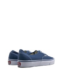 dunkelblaue Segeltuch niedrige Sneakers von Vans