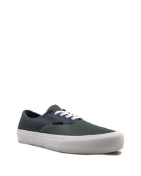 dunkelblaue Segeltuch niedrige Sneakers von Vans