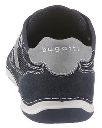 dunkelblaue Segeltuch niedrige Sneakers von Bugatti