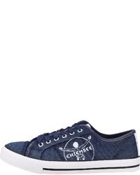 dunkelblaue Segeltuch niedrige Sneakers von Chiemsee