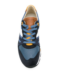 dunkelblaue Segeltuch niedrige Sneakers von Diadora