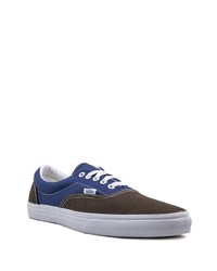 dunkelblaue Segeltuch niedrige Sneakers von Vans