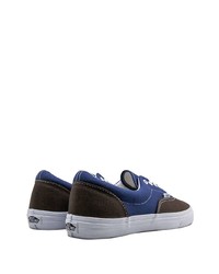 dunkelblaue Segeltuch niedrige Sneakers von Vans