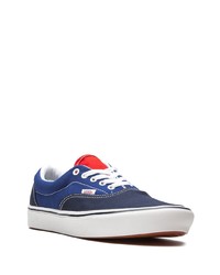 dunkelblaue Segeltuch niedrige Sneakers von Vans