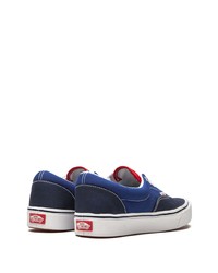 dunkelblaue Segeltuch niedrige Sneakers von Vans