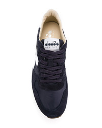dunkelblaue Segeltuch niedrige Sneakers von Diadora
