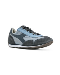 dunkelblaue Segeltuch niedrige Sneakers von Diadora