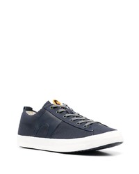 dunkelblaue Segeltuch niedrige Sneakers von Camper