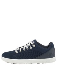 dunkelblaue Segeltuch niedrige Sneakers von Jack Wolfskin