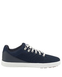 dunkelblaue Segeltuch niedrige Sneakers von Jack Wolfskin