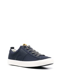 dunkelblaue Segeltuch niedrige Sneakers von Camper