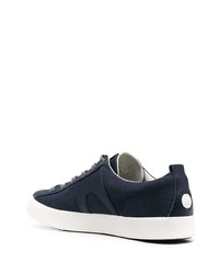 dunkelblaue Segeltuch niedrige Sneakers von Camper