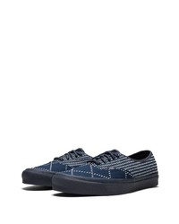 dunkelblaue Segeltuch niedrige Sneakers von Vans