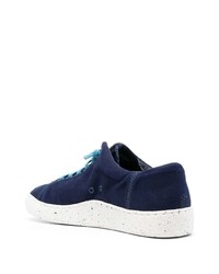 dunkelblaue Segeltuch niedrige Sneakers von Camper