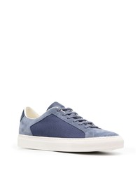 dunkelblaue Segeltuch niedrige Sneakers von Common Projects