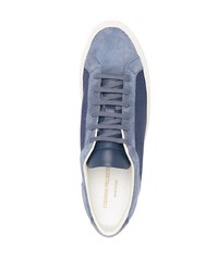 dunkelblaue Segeltuch niedrige Sneakers von Common Projects