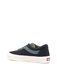 dunkelblaue Segeltuch niedrige Sneakers von Vans