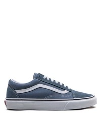 dunkelblaue Segeltuch niedrige Sneakers von Vans